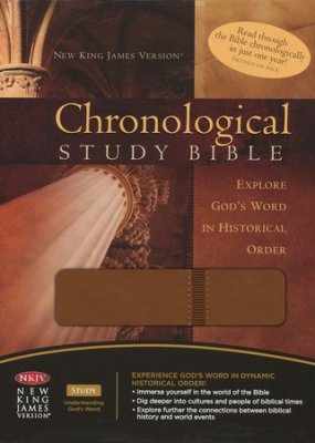 NKJV Chronological Study Bible L/S Brown